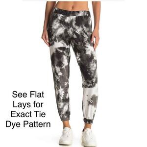 Z By Zella XXL Maise Tie Dye Joggers Black Women's Athleisure Activewear Whimsy